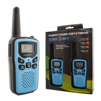 Портативные рации TurboSky T25 Blue